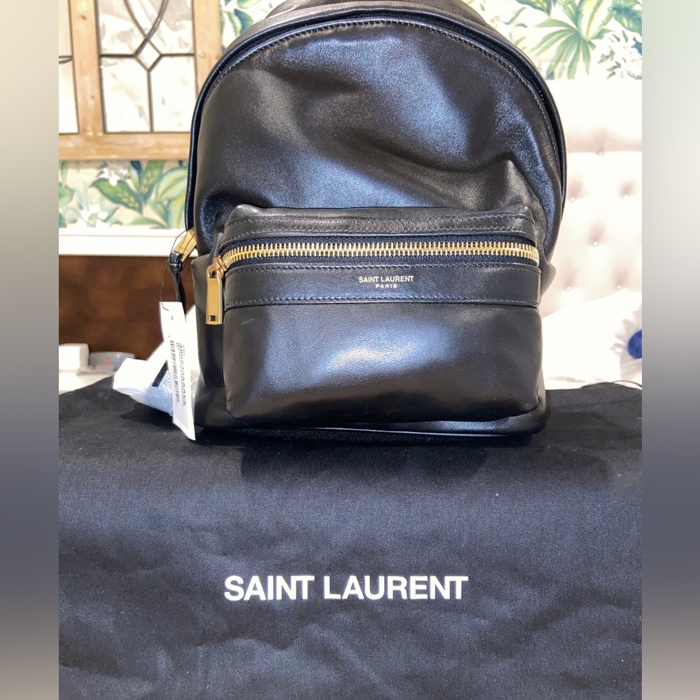 Saint Laurent leather Toy City Backpack